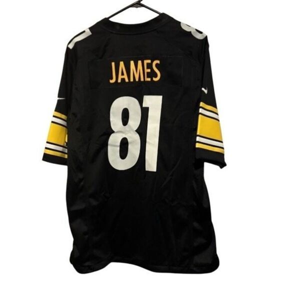 Pittsburgh Steelers 81 Jesse James Size Men’s Large Nike On-Field Jersey - Picture 1 of 6